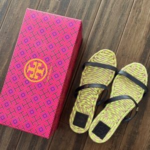 Tory Burch 8.5 flat espadrille sandal